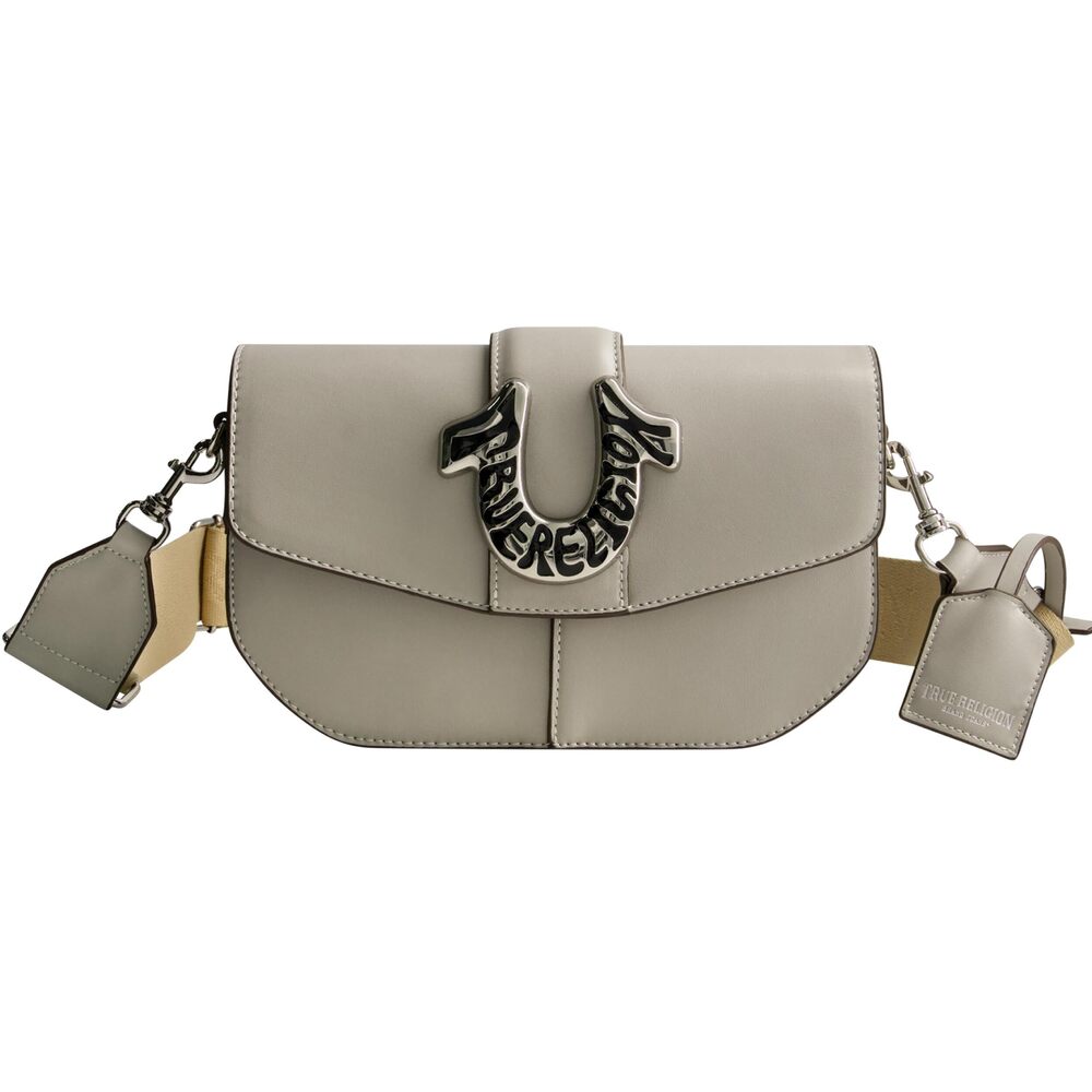 8772 Saddle Bag, Faux Leather Crossbody Purse with Adjustable Shoulder